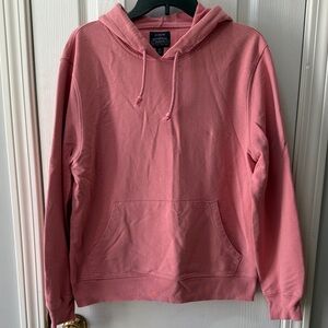 J. Crew Men’s Rose Pink Pullover Hoodie Medium